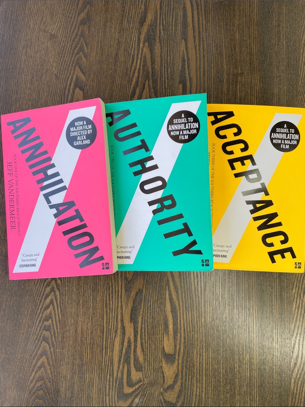 Annihilation Series Book Trilogy by Jeff Vandermeer